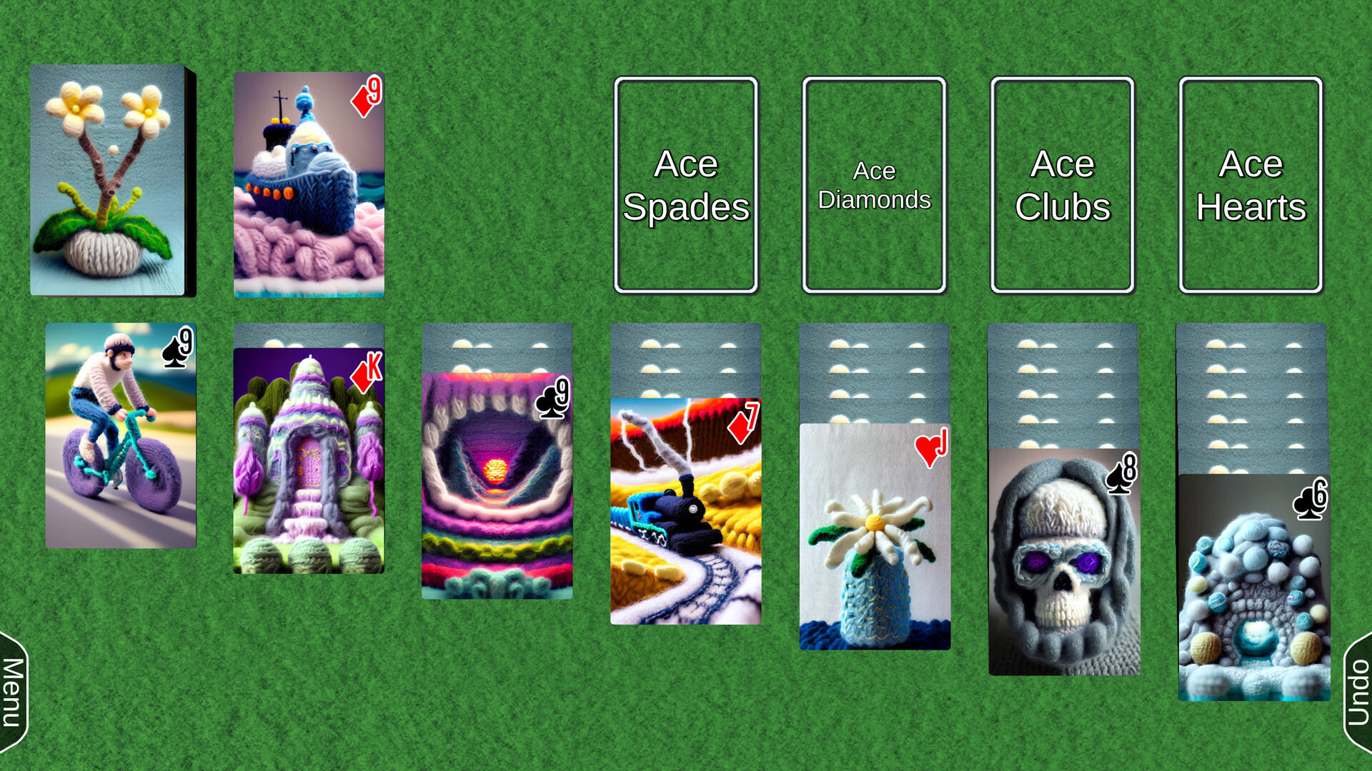 screenshot of AI Solitaire 17