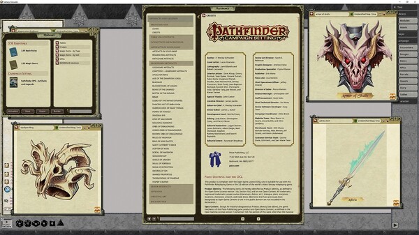 Fantasy Grounds - Pathfinder RPG - Campaign Setting: Artifacts & Legends