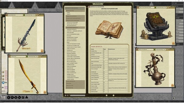 Fantasy Grounds - Pathfinder RPG - Campaign Setting: Artifacts & Legends
