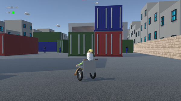 Larry's new wheelchair.