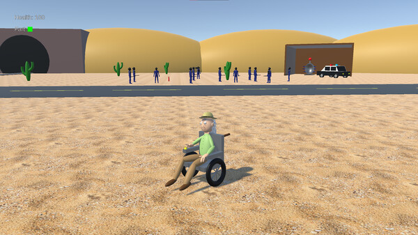 Larry's new wheelchair.