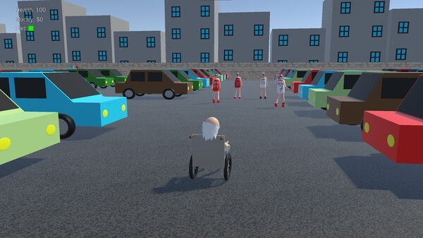 Larry's new wheelchair.