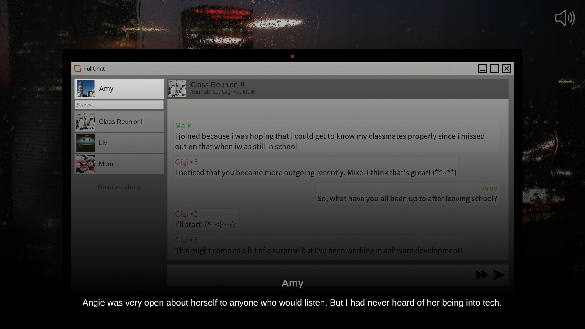 Class Reunion Chat Room screenshot #3