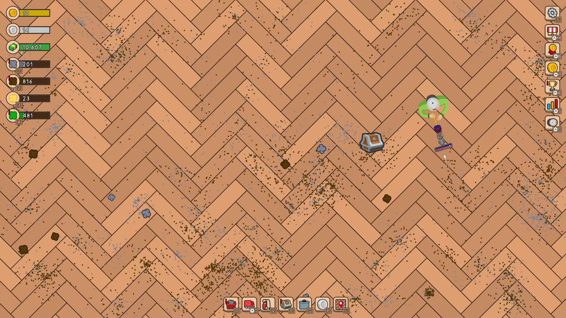 Screenshot of Vacuum Warrior - Idle Game