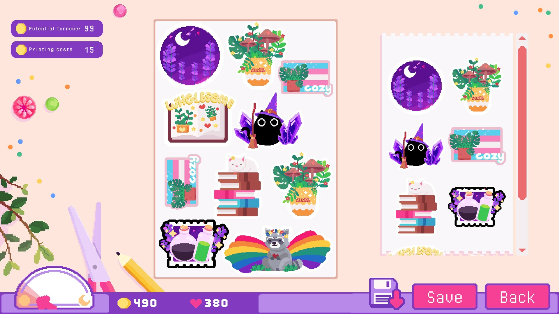 Screenshot Sticky Business