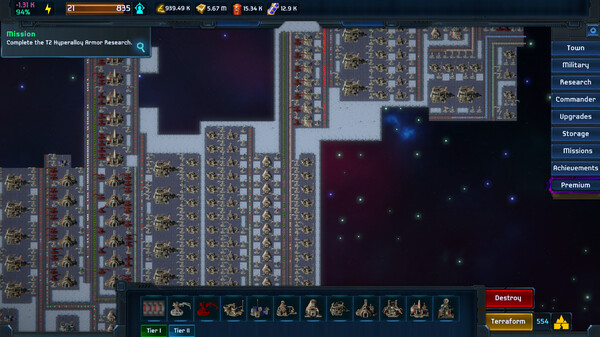 Planetary Factory - An Idle Automation Game screenshot 1