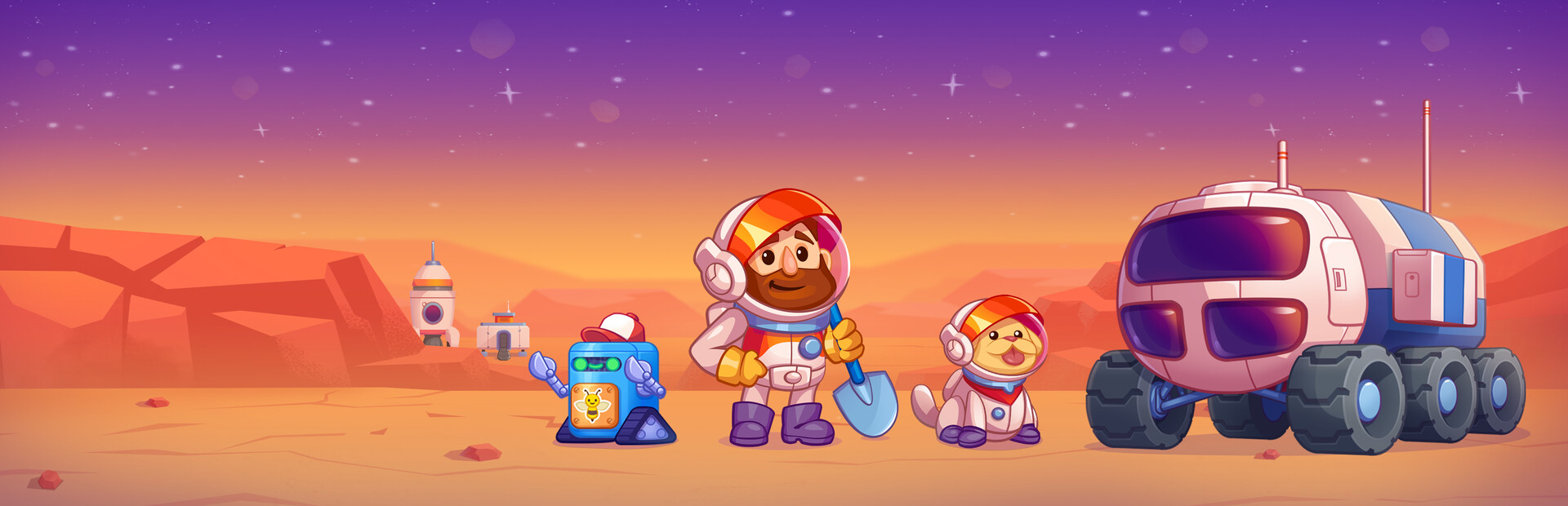 Idle Mars - Colony Simulator and Farming Tycoon