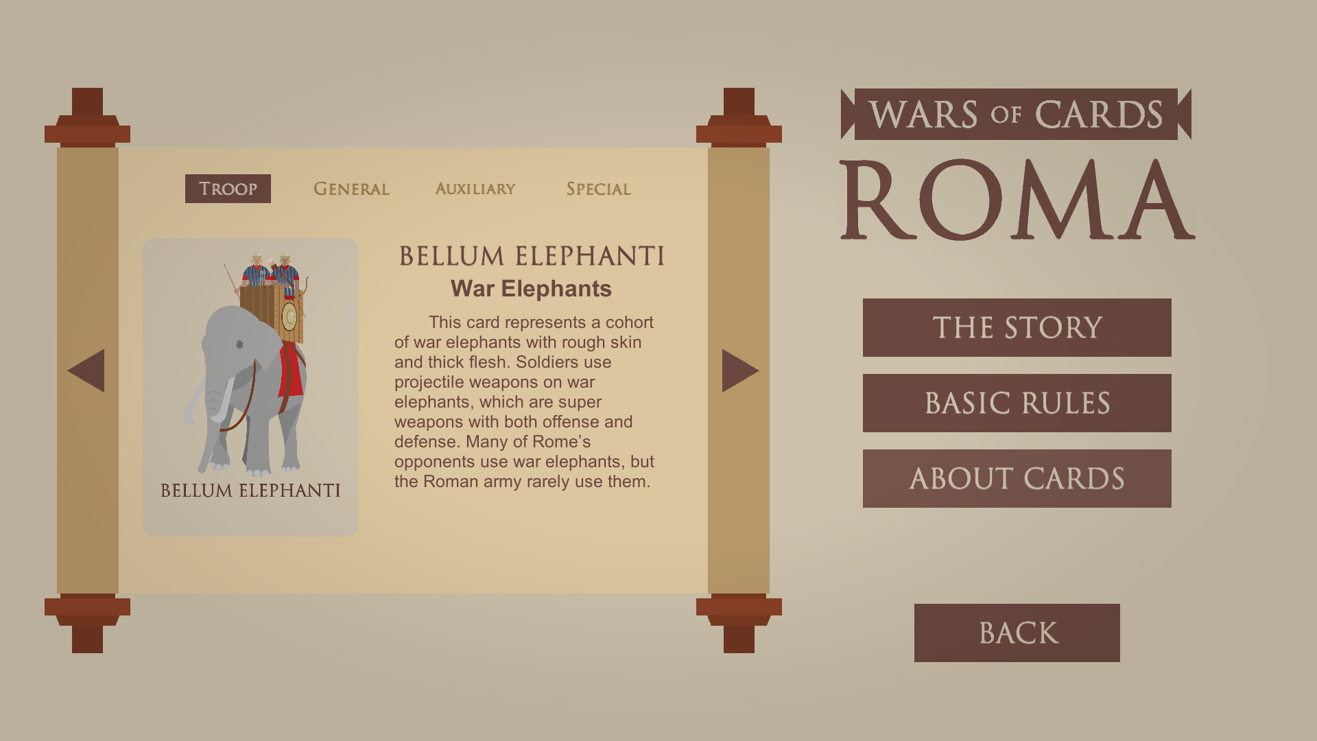 Wars of Cards: ROMA