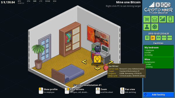 Crypto Miner Tycoon Simulator Starter Edition screenshot