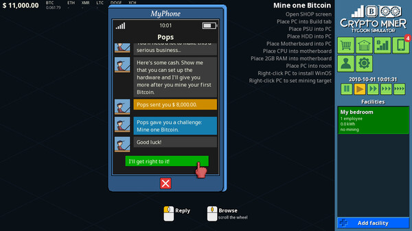 Crypto Miner Tycoon Simulator Starter Edition