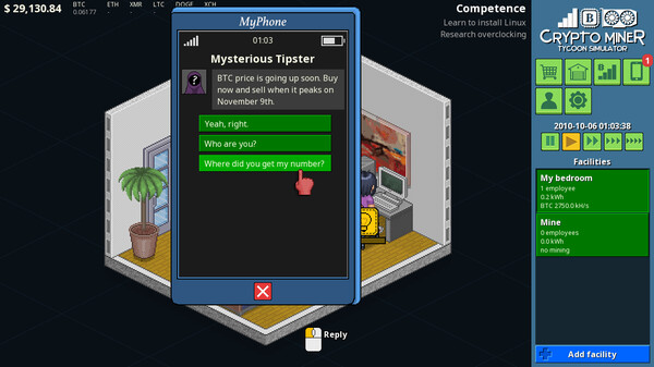 Screenshot z Crypto Miner Tycoon Simulator Starter Edition