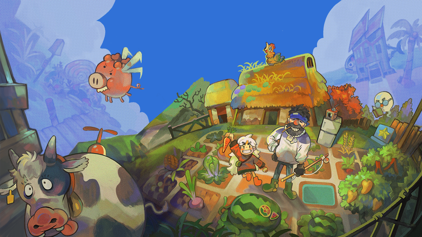 Eastward - Octopia - Imagem de Fundo do Jogo