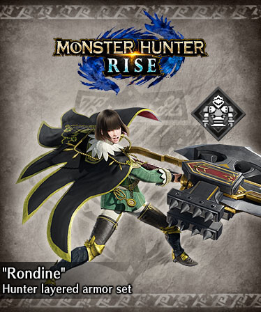 Monster Hunter Rise - &quot;Rondine&quot; Hunter layered armor set