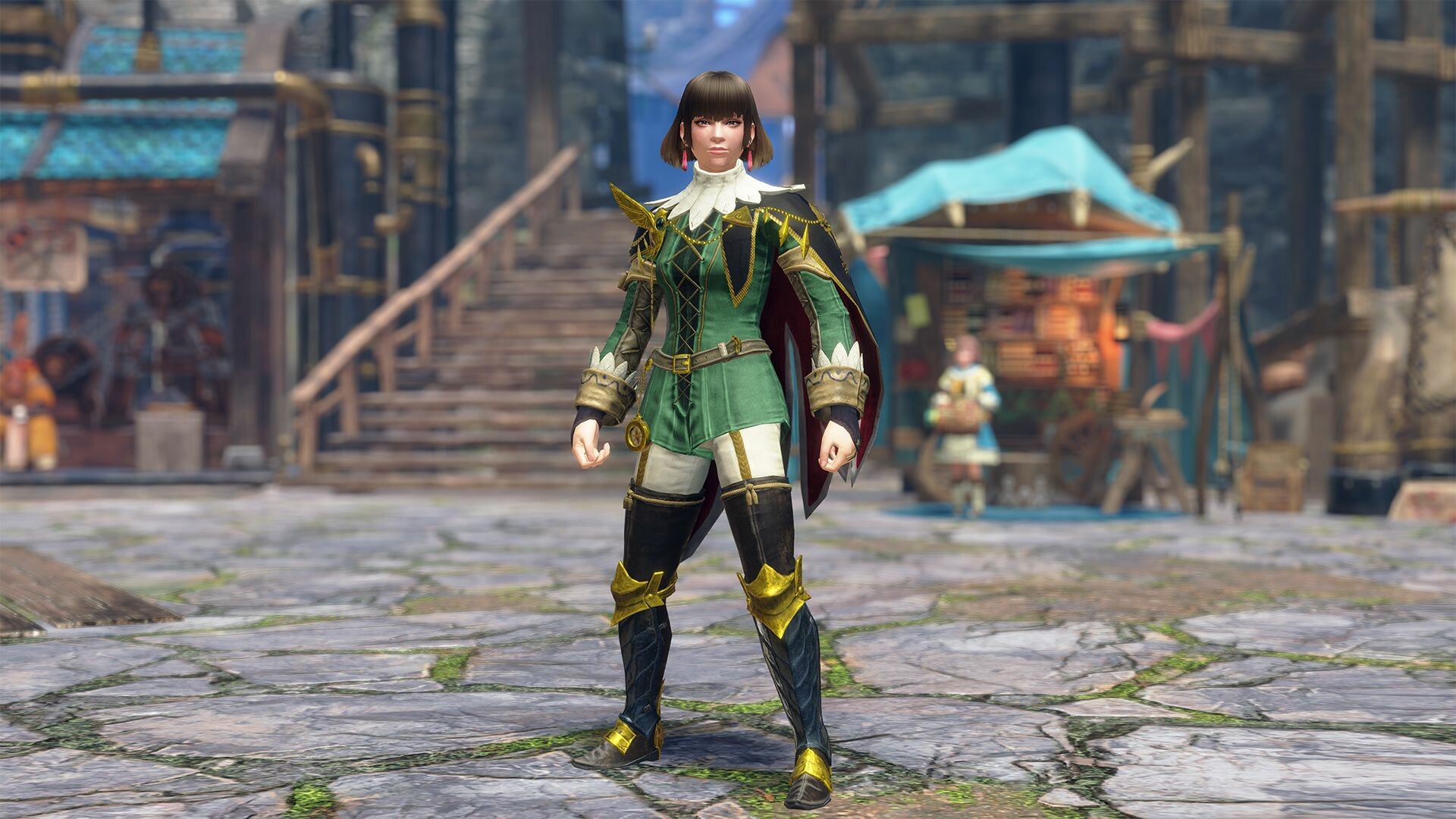 Monster Hunter Rise - "Rondine" Hunter layered armor set Featured Screenshot #1