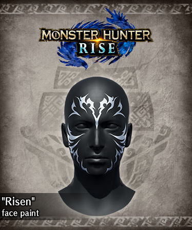 Monster Hunter Rise - &quot;Risen&quot; face paint