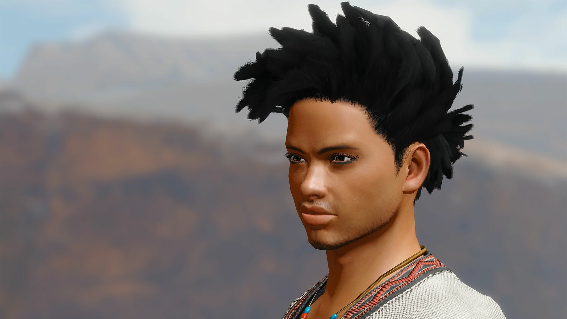 Monster Hunter Rise - "Bahari Locks" hairstyle Featured Screenshot #1