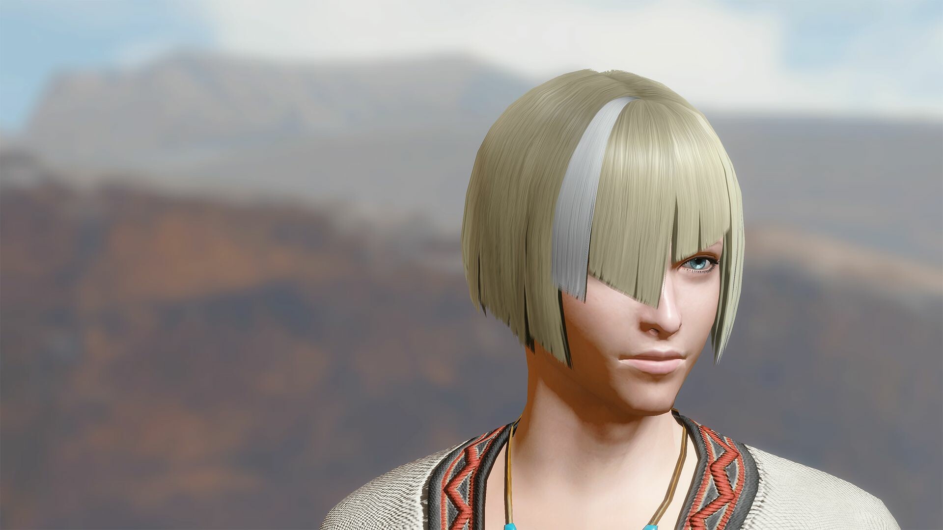 Monster Hunter Rise - "Asymmetric Cut" hairstyle Featured Screenshot #1