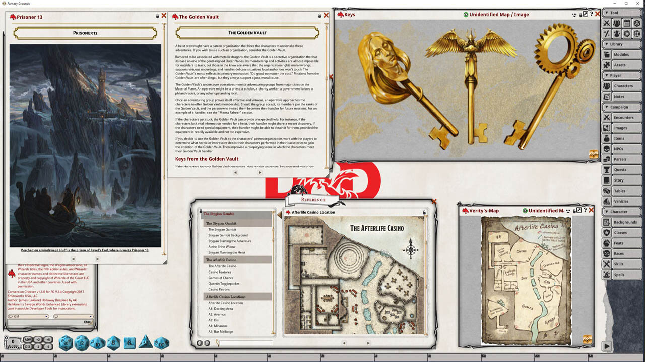 Fantasy Grounds - D&D Keys from the Golden Vault screenshot 1