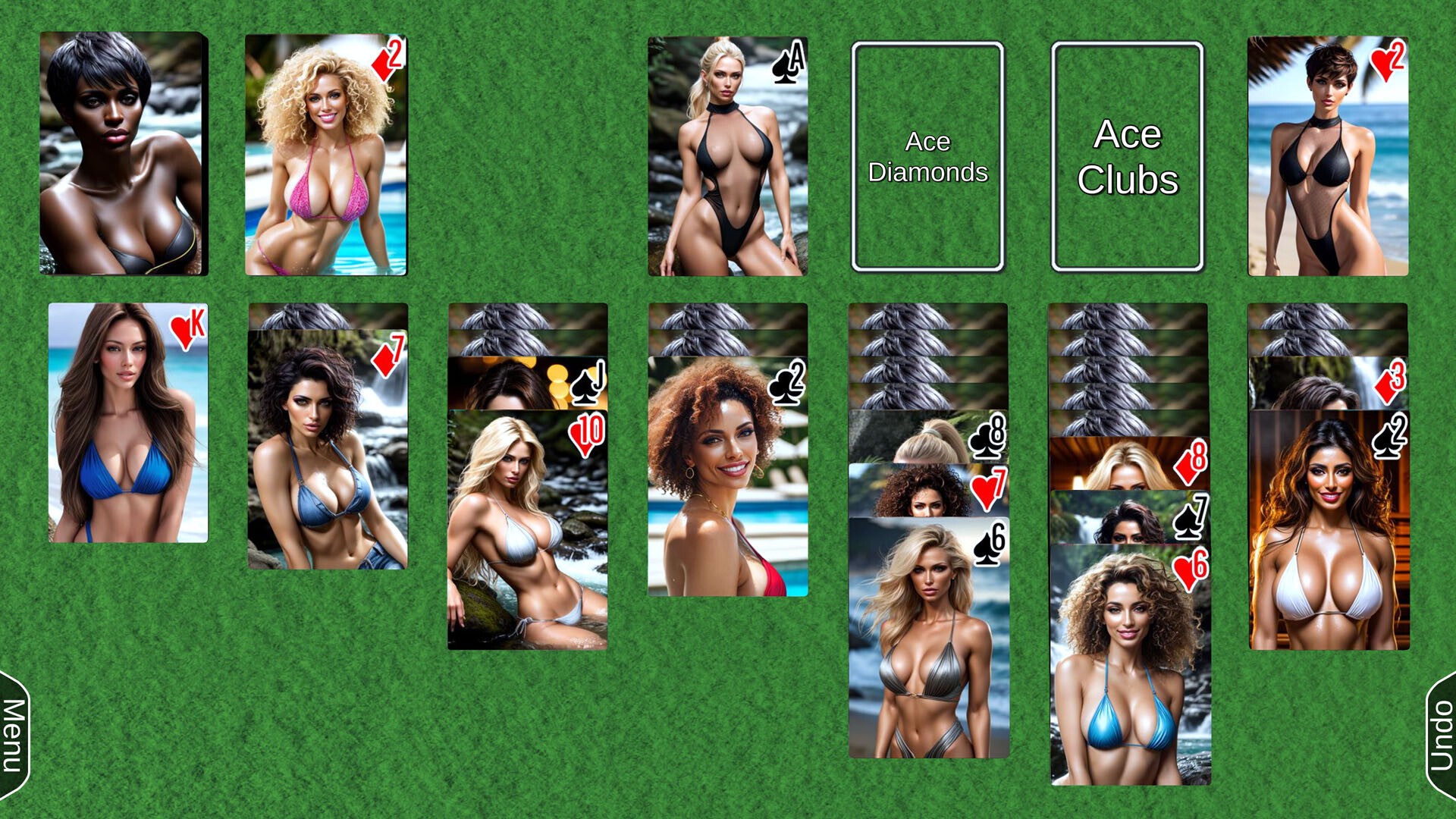 AI Solitaire - Lovely Ladies screenshot screenshot 1
