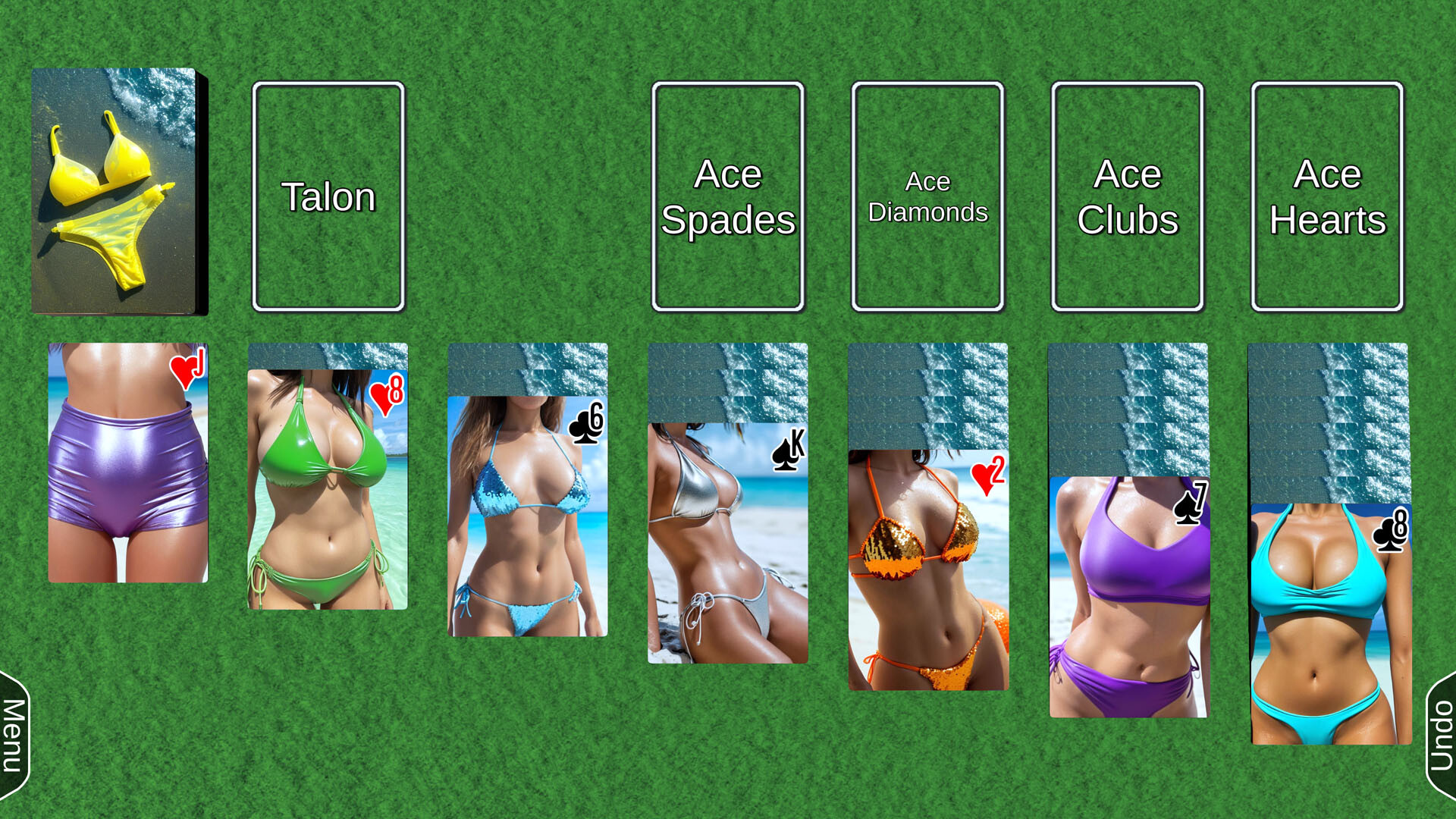 AI Solitaire - Lovely Ladies screenshot thumbnail screenshot 2