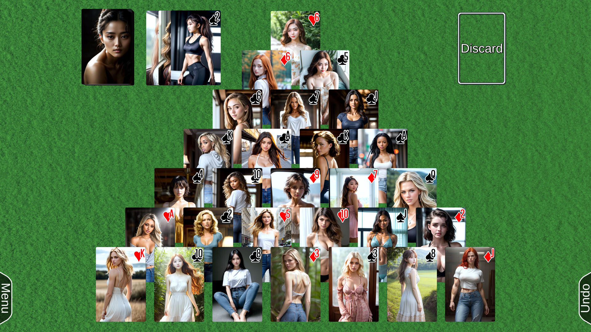 AI Solitaire - Lovely Ladies screenshot thumbnail screenshot 3