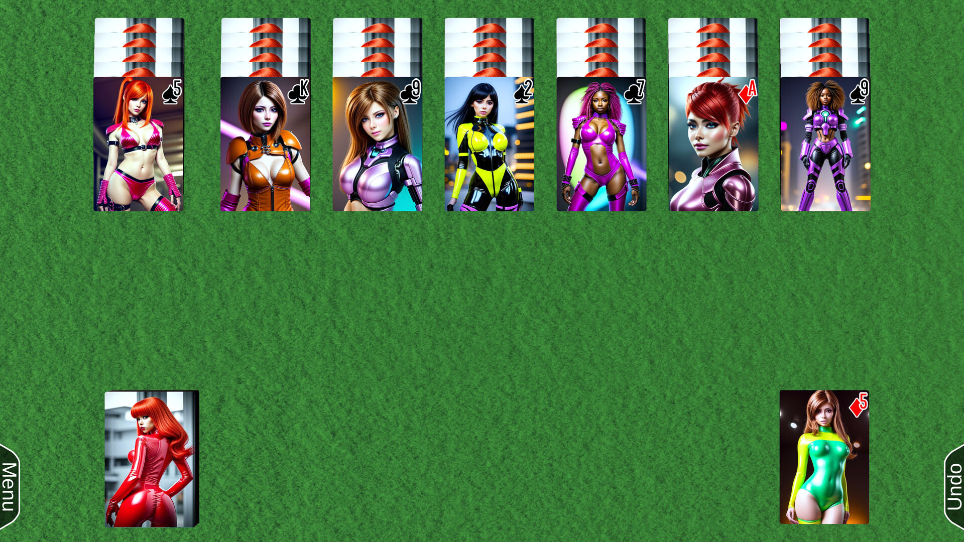 AI Solitaire - Lovely Ladies screenshot screenshot 12