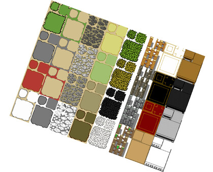 RPG Maker MZ - Pixel Pack 1 Characters - Faces - Tilesets