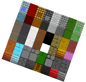 RPG Maker MZ - Pixel Pack 1 Characters - Faces - Tilesets