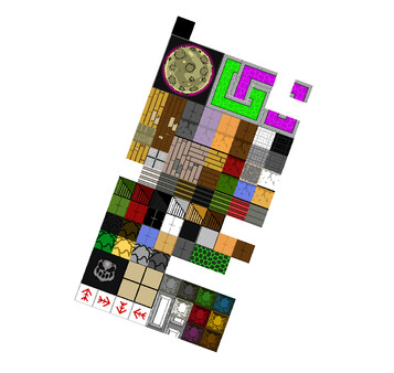 RPG Maker MZ - Pixel Pack 1 Characters - Faces - Tilesets