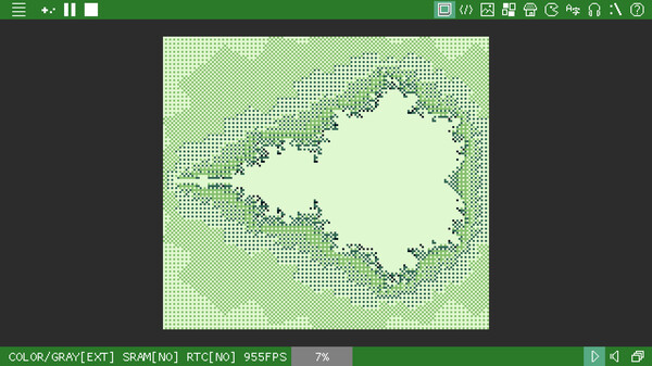 Screenshot z GB BASIC