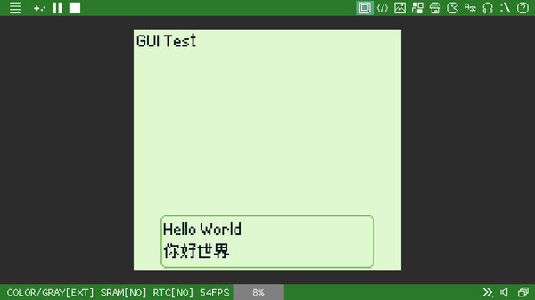 Screenshot z GB BASIC