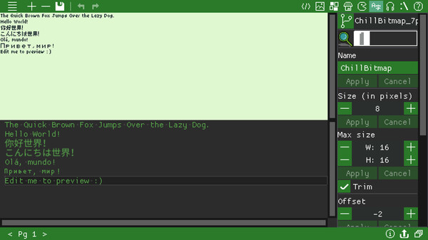 Screenshot z GB BASIC