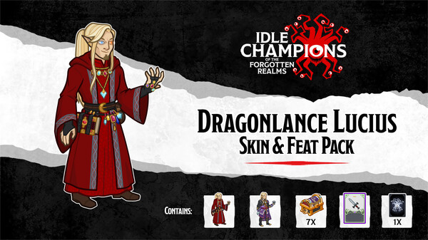 Idle Champions - Dragonlance Lucius Skin & Feat Pack