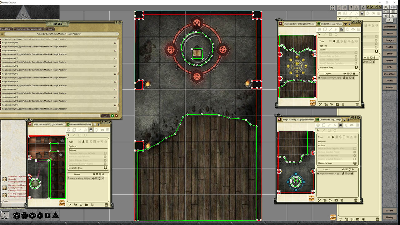 Fantasy Grounds - Pathfinder RPG - GameMastery Map Pack: Magic Academy Featured Screenshot #1