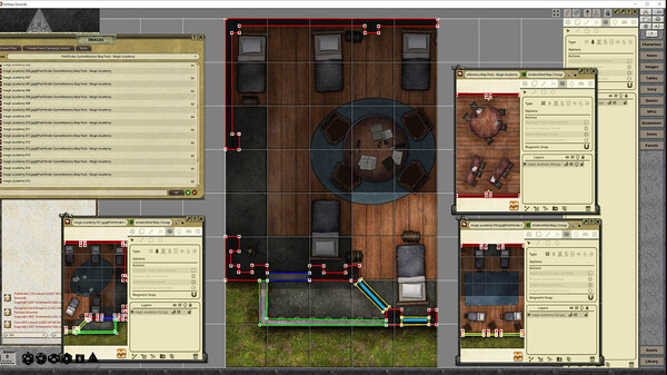Fantasy Grounds - Pathfinder RPG - GameMastery Map Pack: Magic Academy