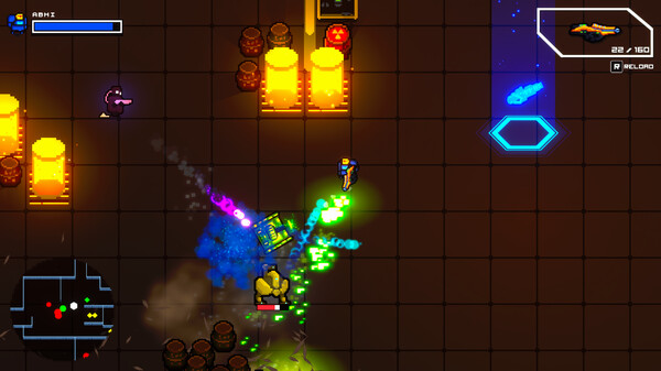 Screenshot z Laser Tanks