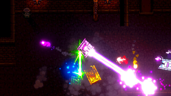 Screenshot z Laser Tanks