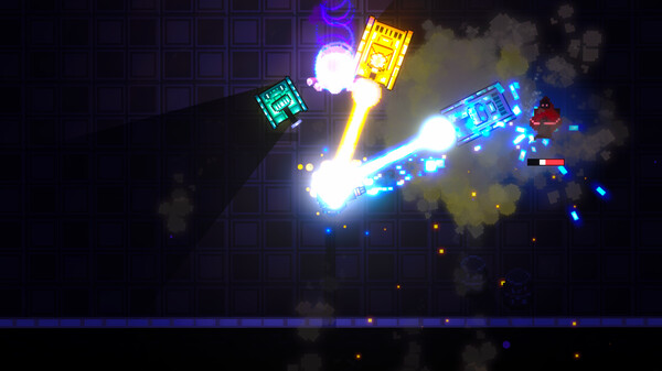 Screenshot z Laser Tanks