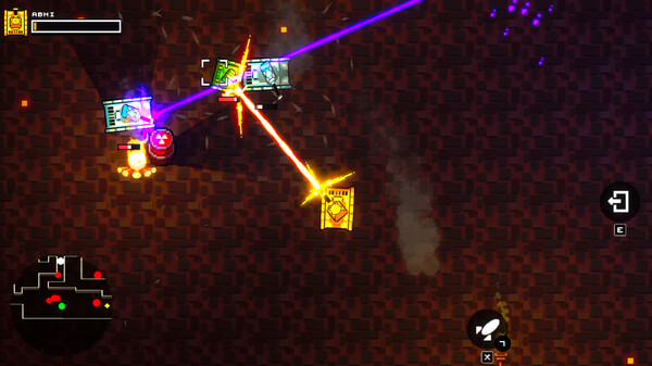 Screenshot z Laser Tanks