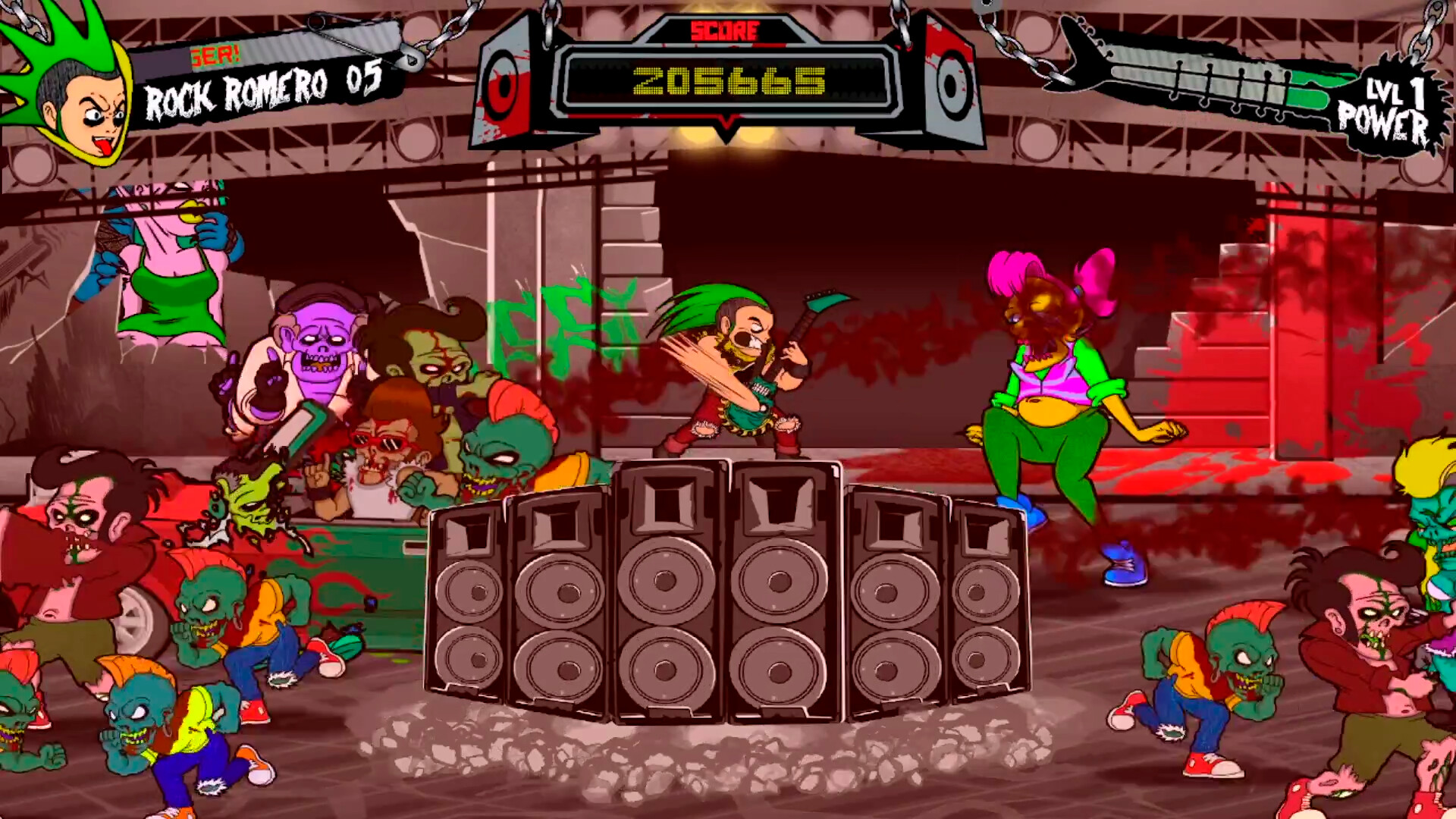 ZOMBI ROCKSTAR screenshot screenshot 1
