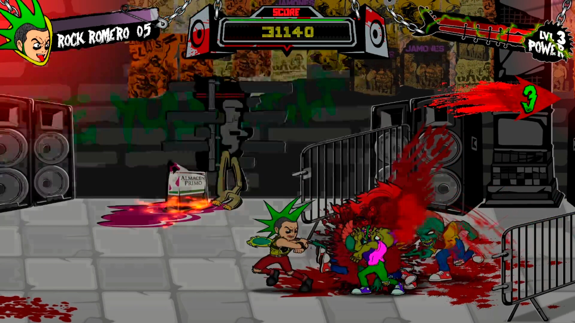 ZOMBI ROCKSTAR screenshot screenshot 2