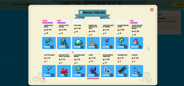 Monsters Idle RPG.