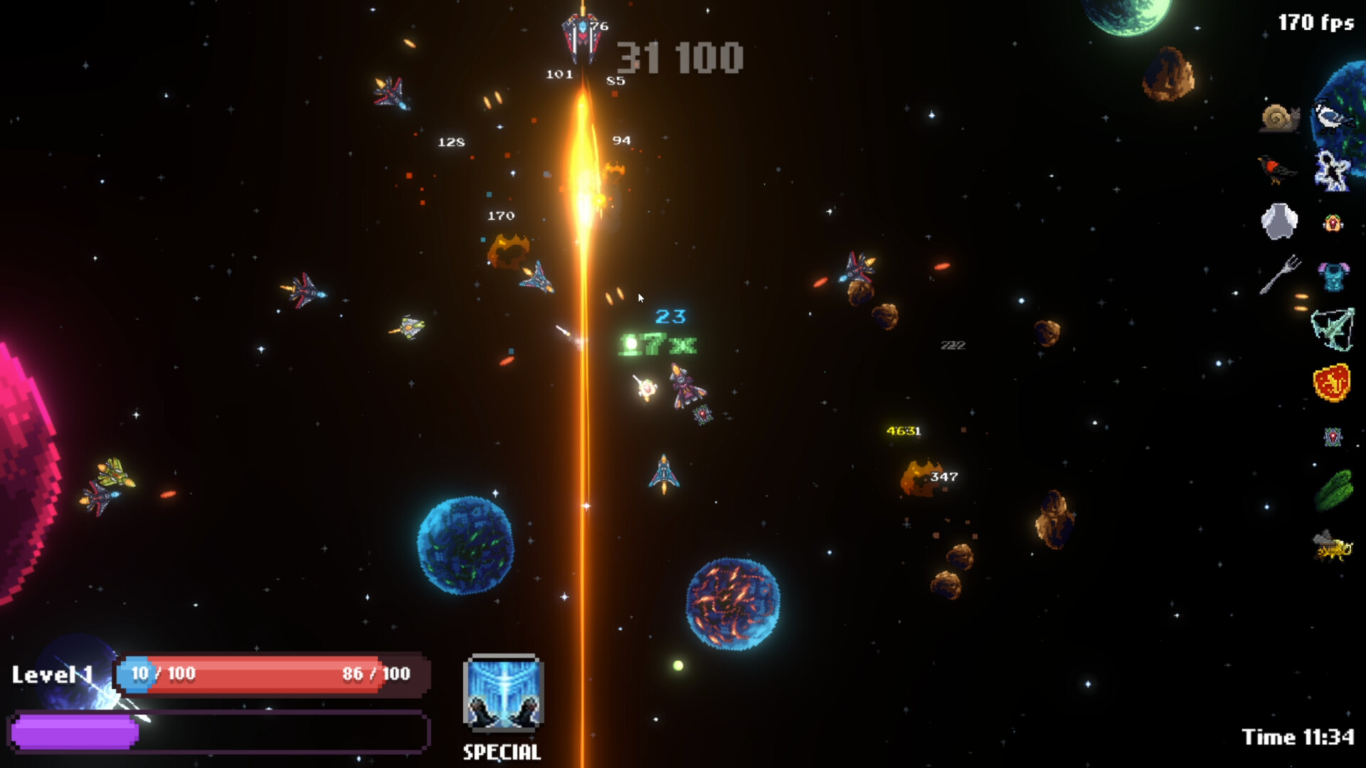 Super Smash Asteroids screenshot