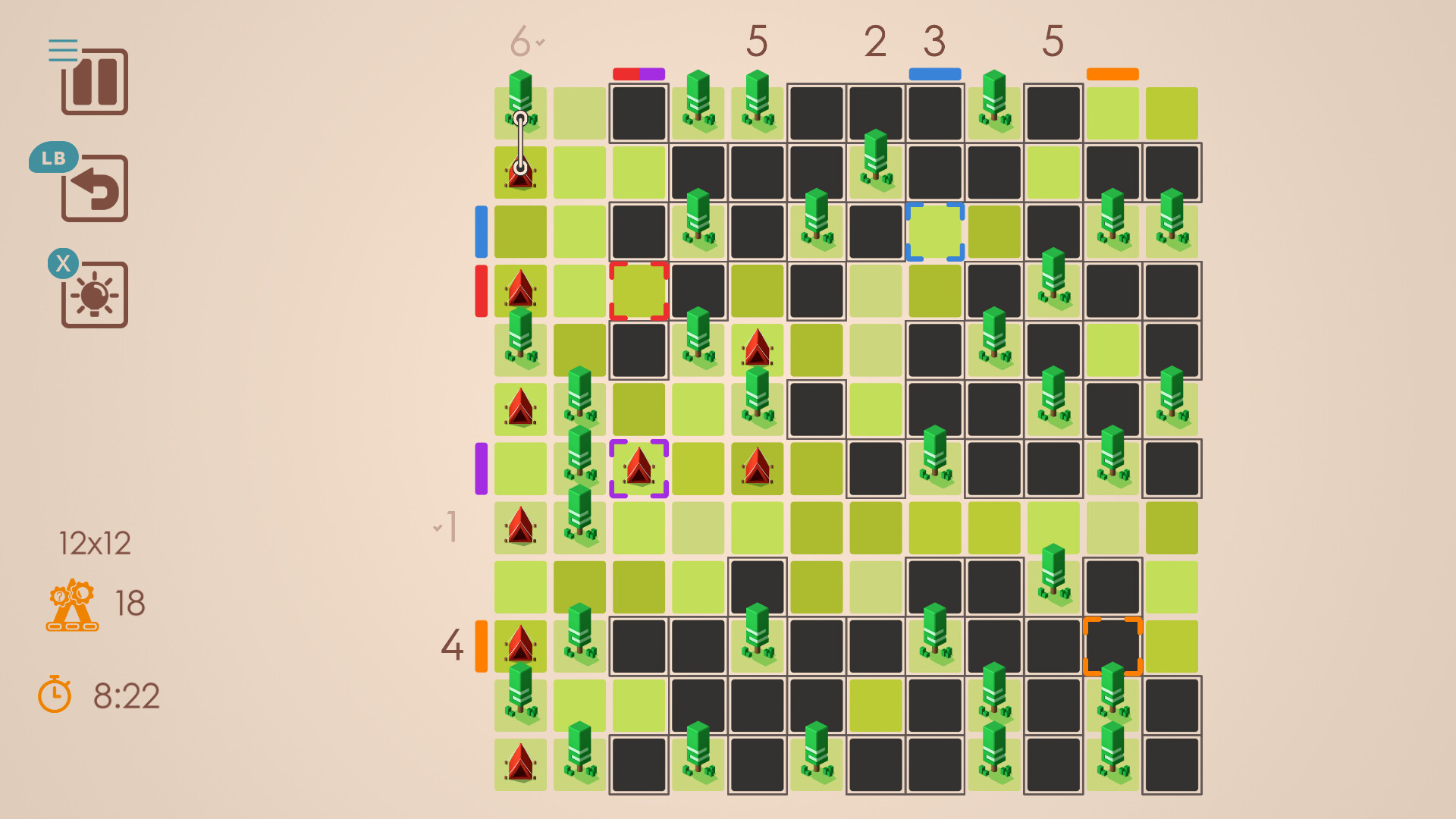 #2. Tents and Trees (Steam) 由: Frozax Games