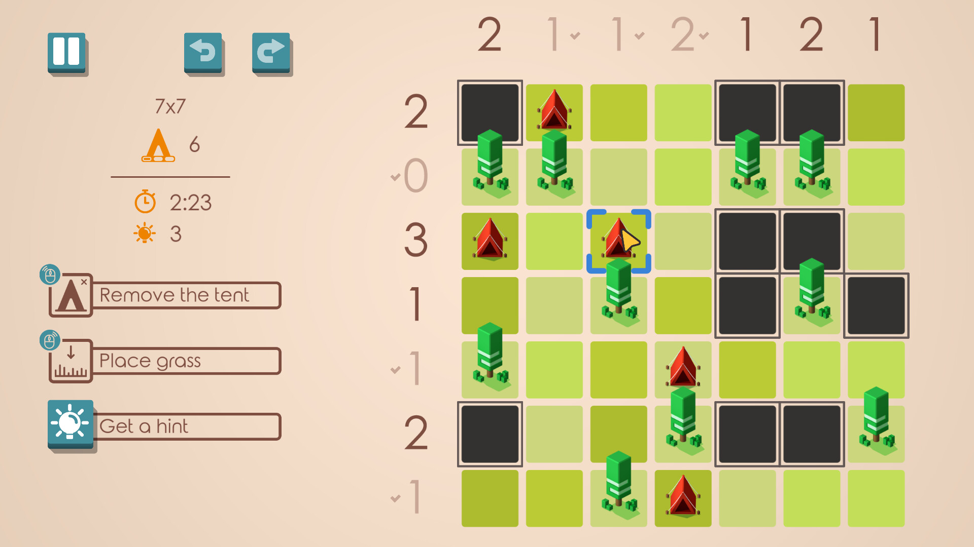 #1. Tents and Trees (Steam) 由: Frozax Games