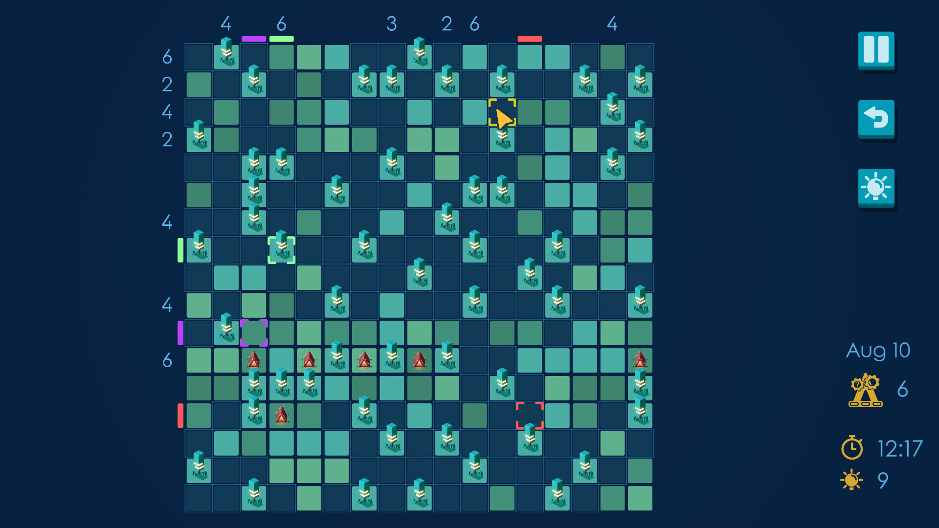 Скриншот игры Tents and Trees