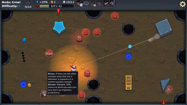 Rack and Slay game for Linux 1