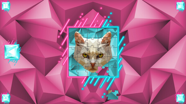 Скриншот 4 из игры Poly Jigsaw: Cats