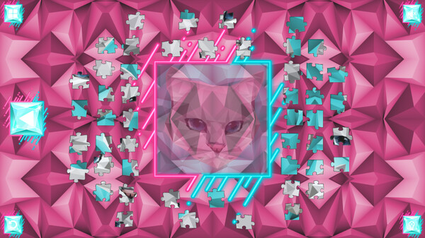 Скриншот 3 из игры Poly Jigsaw: Cats