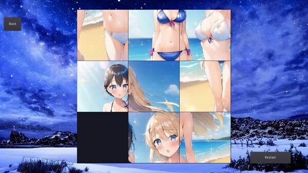 Slide Puzzle: Cute Moe Girls